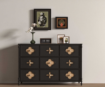 French Style Entrance Cabinet-ID:817569024