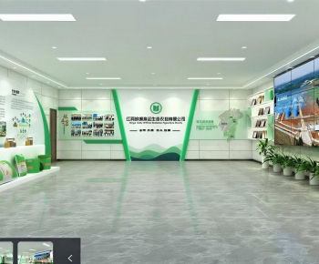 Modern Exhibition Hall-ID:885255108