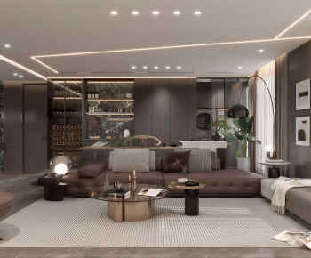 Modern A Living Room-ID:586030545