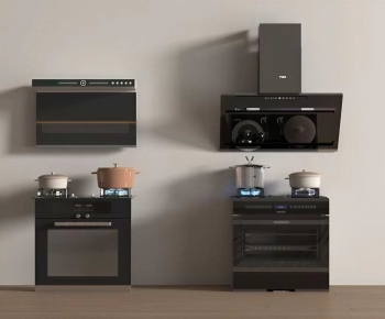 Modern Kitchen Electric Gas Range-ID:411144979