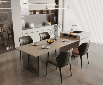 Modern Dining Table And Chairs-ID:101353888