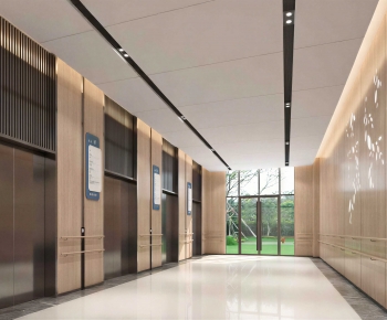 Modern Corridor/elevator Hall-ID:577121028