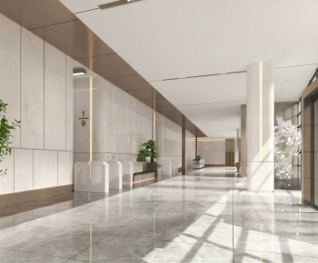 Modern Office Reception Desk-ID:409835109