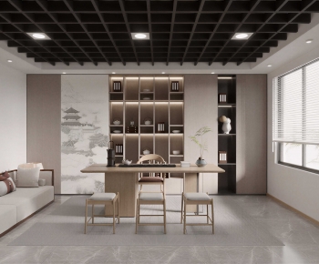 New Chinese Style Tea House-ID:424099098