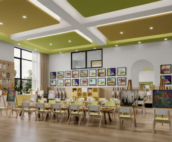 Modern Kindergarten Classrooms-ID:647442102