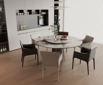Modern Dining Table And Chairs-ID:713855036