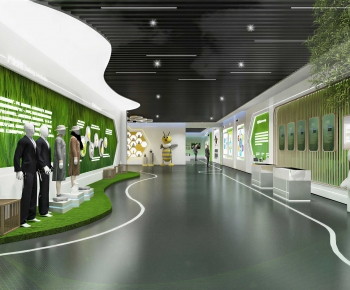Modern Exhibition Hall-ID:225395927