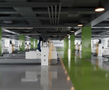 Modern Industrial Building-ID:426707985