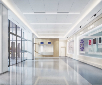 Modern Hospital Hall-ID:782265901