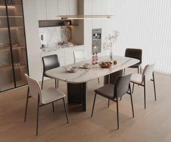 Modern Dining Table And Chairs-ID:209341041