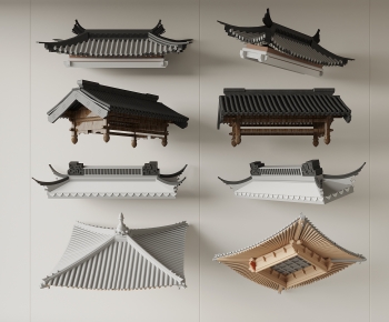 New Chinese Style Building Component-ID:865194084