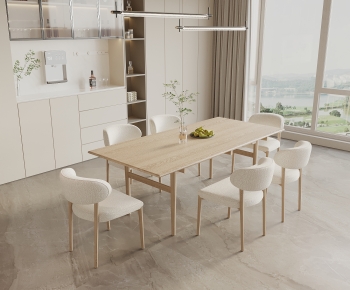 Modern Dining Table And Chairs-ID:652134901
