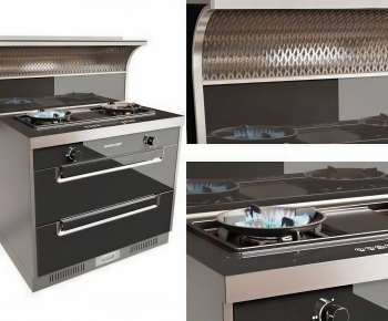 Modern Kitchen Electric Gas Range-ID:907752991