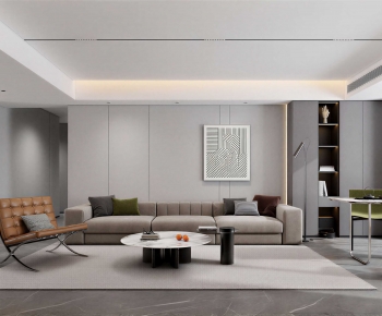 Modern A Living Room-ID:301223994