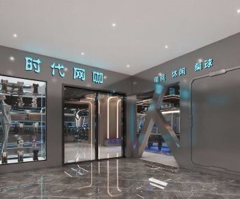 Industrial Style Internet Cafe-ID:953769737