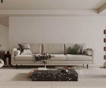 Wabi-sabi Style A Living Room-ID:125612975