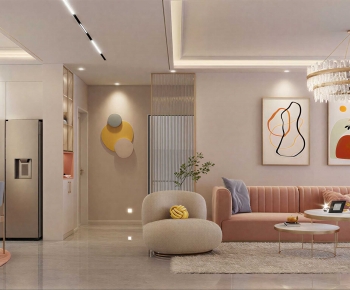 Modern A Living Room-ID:796307092