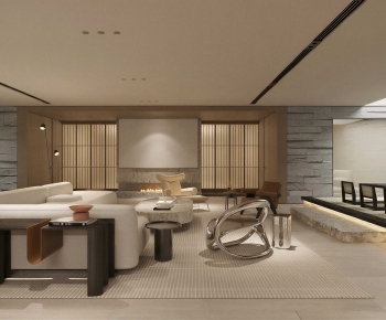 Modern A Living Room-ID:257520916