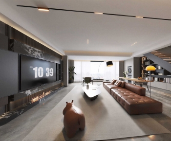 Modern A Living Room-ID:255047084