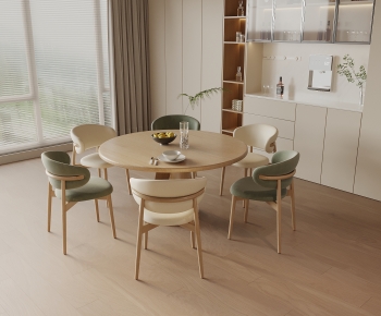 Modern Dining Table And Chairs-ID:711843016