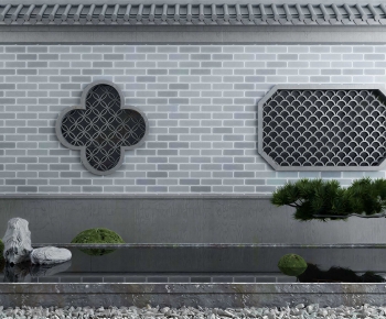 New Chinese Style Rockery Waterscape-ID:455302007