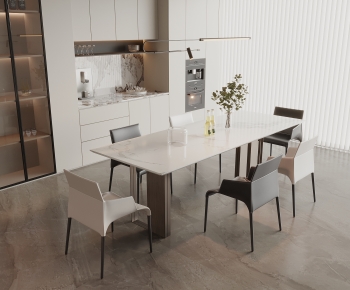 Modern Dining Table And Chairs-ID:843619114