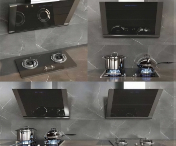 Modern Kitchen Electric Gas Range-ID:999042039