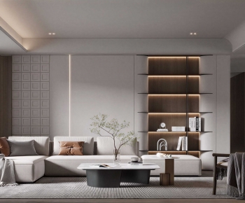 Modern A Living Room-ID:790704971