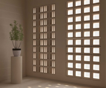 Modern Cement Brick Screen Partition-ID:624989996