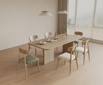 Modern Dining Table And Chairs-ID:370707998