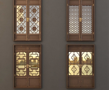 Chinese Style Double Door-ID:664855966