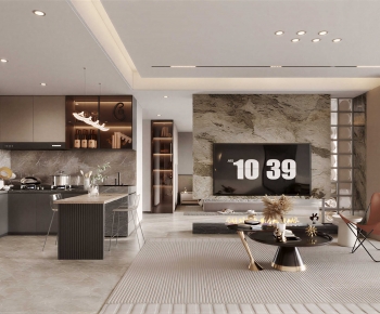 Modern A Living Room-ID:668564089