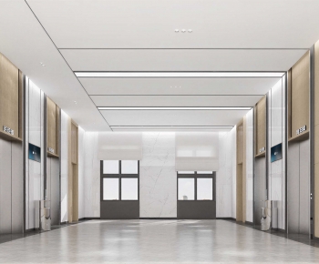 Modern Corridor/elevator Hall-ID:557420976