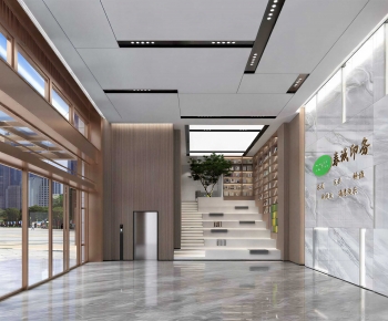 Modern Office Reception Desk-ID:906615977