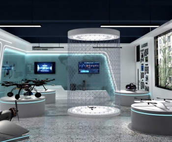 Modern Exhibition Hall-ID:976903924