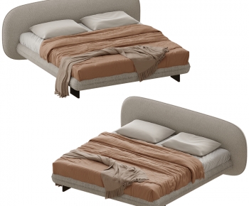 Modern Double Bed-ID:252906084