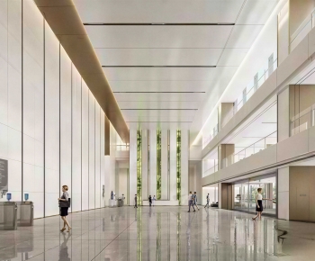 Modern Office Reception Desk-ID:832701925