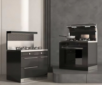 Modern Kitchen Electric Gas Range-ID:441328058