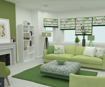 Modern A Living Room-ID:859119993