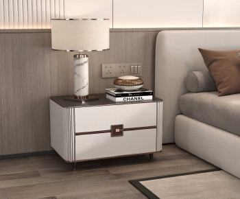 New Chinese Style Bedside Cupboard-ID:593472009