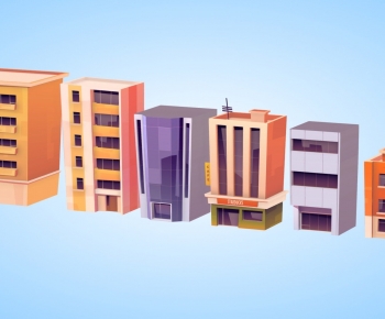 Modern Cartoon House-ID:667220121