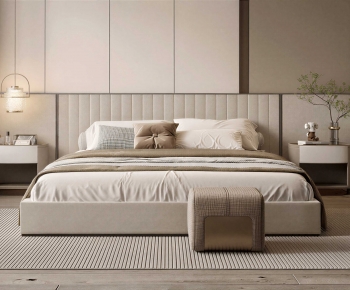 Modern Double Bed-ID:236210119