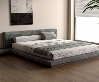 Modern Double Bed-ID:819889073