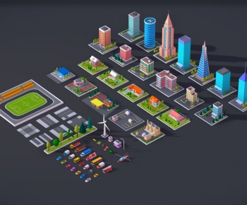 Modern Cartoon House-ID:678536892