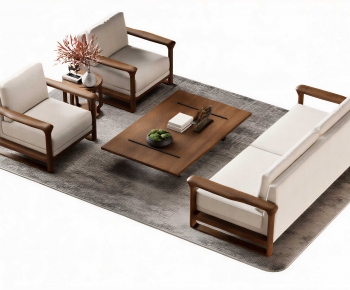New Chinese Style Sofa Combination-ID:523541933