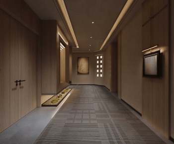 New Chinese Style Corridor-ID:662967923