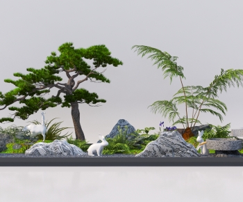 New Chinese Style Plant Landscaping-ID:796633014