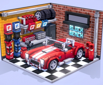 Modern Underground Garage-ID:275794036