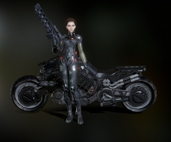 Modern Motorcycle-ID:964700943