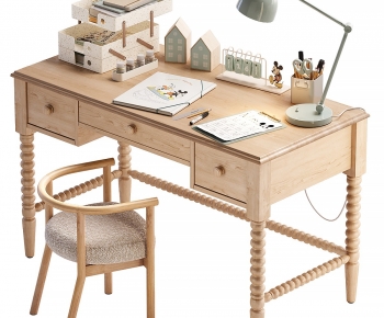 Modern Computer Desk And Chair-ID:708676109